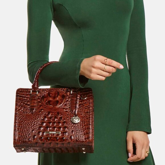 ✅ Brahmin CAMI EVERLASTING ENCORE Melbourne Leather Satchel ✨NWT, COA, DUST BAG - Picture 13 of 17